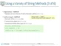 Troy CS2265 Java Week 4 chapter 7 Characters String and String builder