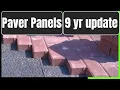 Paver Panels Brock 9 Years In a lightweight solution for patio and sidewalk pavers