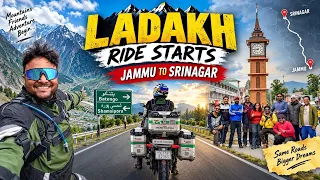 LADAKH RIDE STARTS 🏍️ Jammu to Srinagar | Ep-1