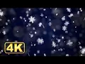 Lagu 4K Kalmerende Sneeuwval voor Meditatie. Winter Screensaver voor Ontspanning.