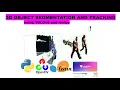 3D object segmentation and tracking using YOLOv8 and motpy