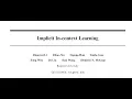 QA Implicit In-context Learning