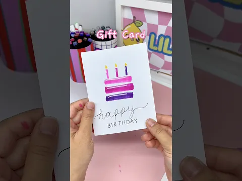 Diy Birthday Gift Card 🎂💝🌸
