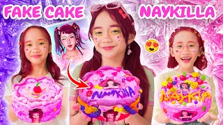 SAMANTHA CHALLENGE BIKIN KUE CENTIL NAYKILLA VIRAL 😍 FAKE CAKE MANA YANG MY MINE GUEH ?