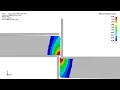 LS-DYNA 2D R-Adaptive Implicit FEM Metal Shearing Simulation Effective plastic stain