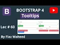 Tooltips For Form Validation Lec-60 Bootstrap4 tutorials for beginners in