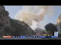 Firefighters battle wildfires around Los Angeles County Saturday