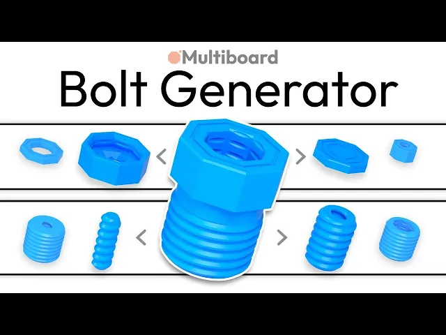 Multiboard Bolt Generator  video thumbnail