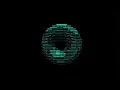 Donut-shaped C code that generates a 3D spinning donut