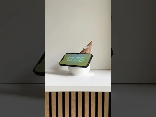 Gelato, charger holder for iPhone and Apple Watch. video thumbnail