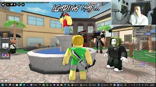 Playing  roblox and chill