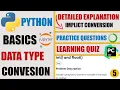 Data Type Conversion in Python