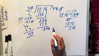 1516 divided by 34 how to divide learn to divide in Hindi Surendra Khilery