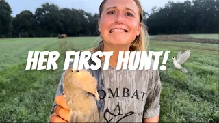 Taking a city girl dove hunting for the first time!
