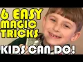 6 EASY Magic Tricks KIDS CAN DO