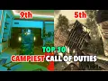 TOP 10 CAMPIEST Call of Duty Games