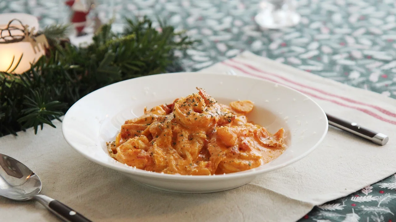 Shrimp Rose Pasta :  ~       Honeykki 