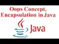 Oop s Concept Encapsulation in Java Programming