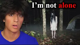 I Survived Overnight In a HAUNTED FOREST