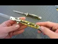 A G A Campolin 10 5mm Pick Lock - Best Italian Stiletto Switchblade You Can Buy