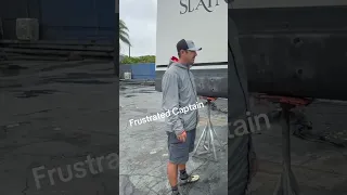 Marina frustrations and damage to our brand new catamaran! # BoatLife #boataccidents #sailing