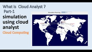 What is Cloud Analyst Part-1 simulation using cloud analyst