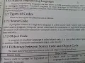 Types of codes Source code Object code Difference between source code and object code in C