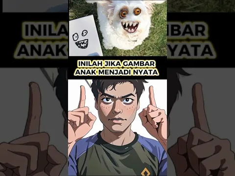 GAMBAR ANAK MENJADI NYATA 😱😱 #shorts #short #shortvideo #funny