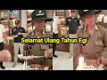 Lagu Selamat Ulang Tahun Egi. Om Zein Bersama Staf Rayakan Ultah Egi. #kangdedimulyadi 