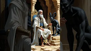 حضرت سلیمان با جنی که معترض خدا بود دندنها