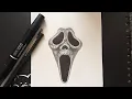 How to Draw Ghostface - Scream Vl Step by Step