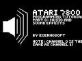 Atari 7800 programming tutorial part 3 Sound Music
