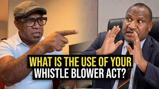 Marape's Whistle blower's Act Questioned