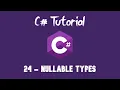 C Tutorial For Beginners - 24