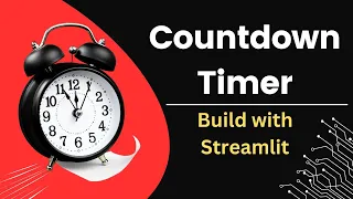 Create a Countdown Timer with Streamlit Python Project Tutorial