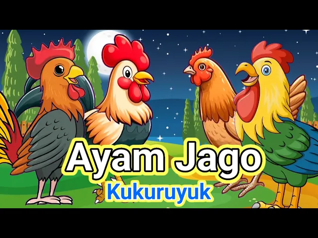 Download MP3 Lagu Anak 🇮🇩 Kuku Kukuruyuk - Lagu Ayam Jago Dan pok Ame Ame Cilukba - Lagu Anak Indonesia