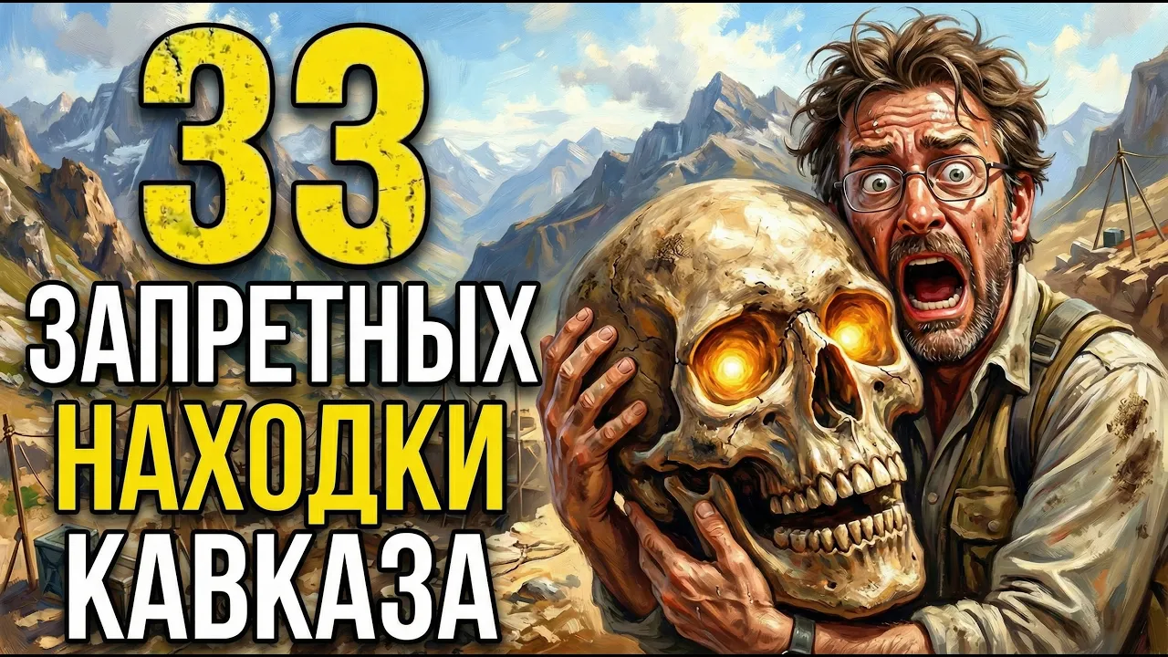 33 ЗАПРЕТНЫЕ НАХОДКИ Кавказа: ГИГАНТЫ которые ЖИЛИ среди нас