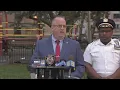 NYPD Briefing On Bed-Stuy Overnight Shooting