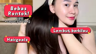 Haircare Routine TERBARU✨ Bebas rontok + cepat panjang + lembut gampang diatur auto HAIRGOALS❤️