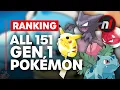 Ranking All 151 Pokemon from Gen 1