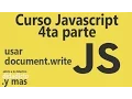 Curso Javascript - como usar document write