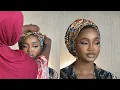 TRENDY ANKARA TURBAN TUTORIAL HOW TO TIE ANKARA TURBAN AFRICAN PRINT HEAD TIE