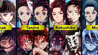All Demon Slayer Character Transformations