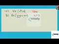 Math Find a counterexample if possible to these universally quantified statements where the