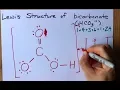 How to Draw the Lewis Structure of Bicarbonate HCO3-