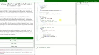 REACT Change Inline CSS Conditionally Based on Component State 44