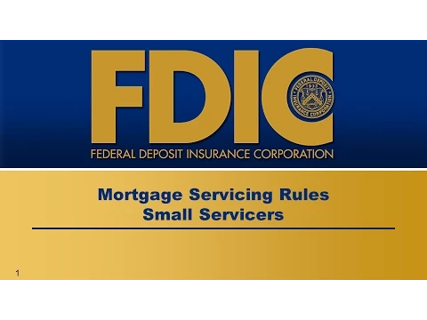 Mortgage Servicing Rules - Small Servicers: Introduction