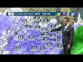 Hour-by-hour look at pretty snowy Monday in Virginia with falling temps