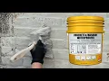 Sika Thoroseal Plus Concrete Masonry Waterproofer Application