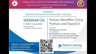 Person Identifier using Python OpenCV Image Processing Computer Vision Andhra Loyola